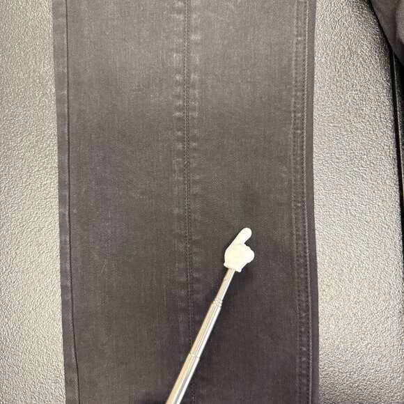 J. McLaughlin Rainey High Rise Jeans Stretch Ankle Split Front Hem Sz 10 Preppy - Picture 10 of 11